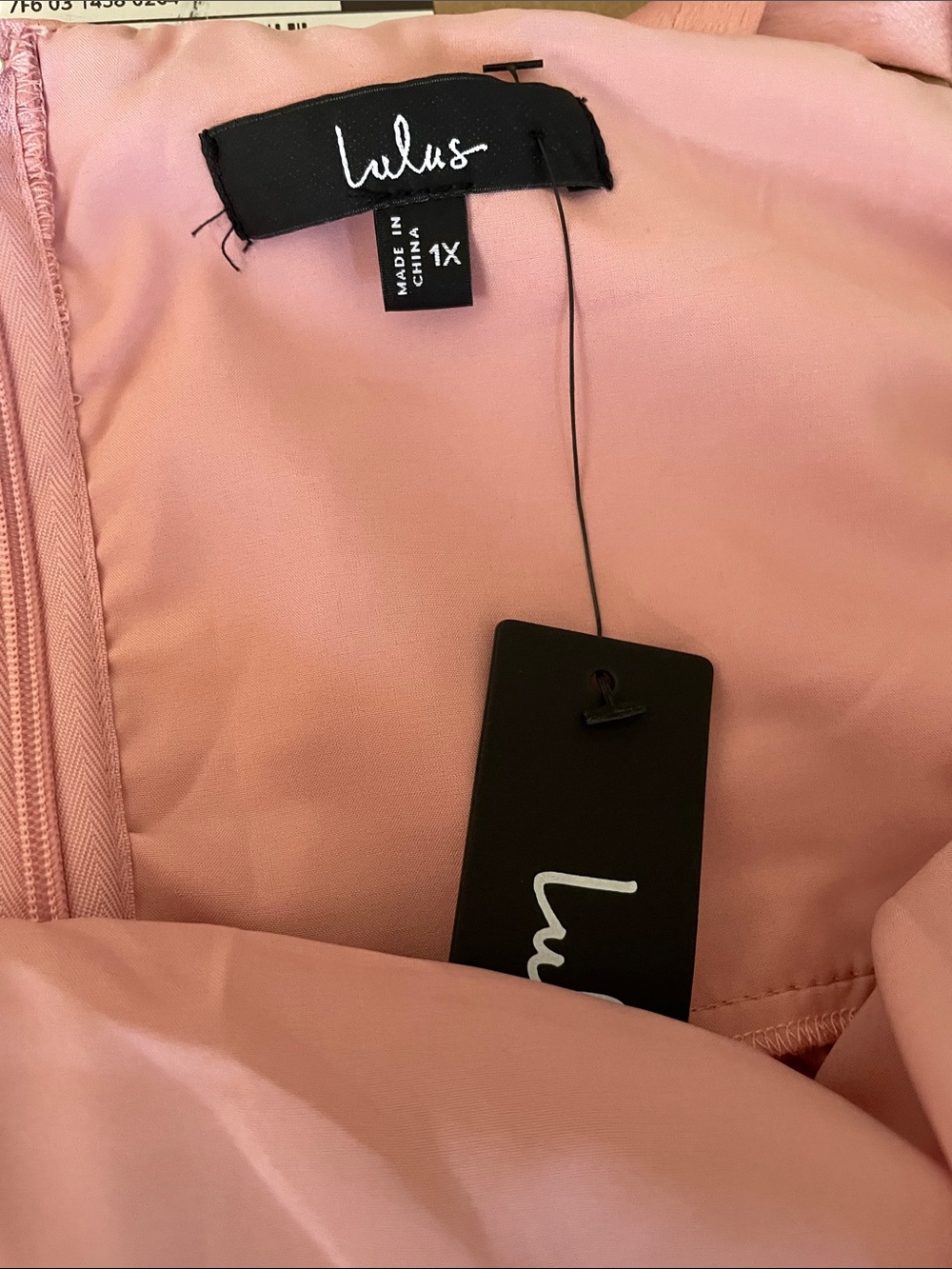 Lulus Gorgeous Purpose Pink Satin Pleated Sleeveless Bow Maxi Dress Size 1X - Picture 7 of 7